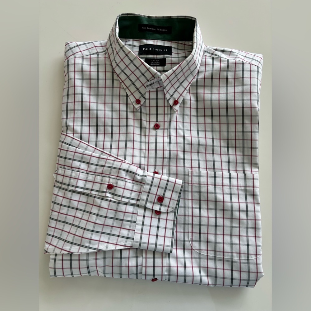 Paul Frederick Classic Fit Button Down Shirt